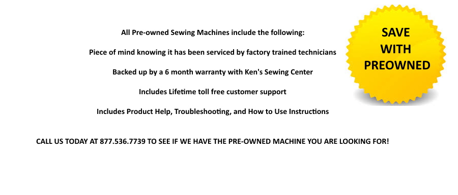 Used Sewing Machines Used Sewing Machines