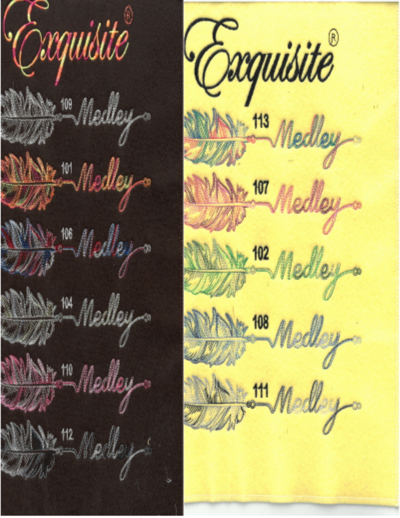 Exquisite 1000m Variegated Thread