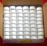 Janome Prewound Bobbins in 108 Count Box White (OUT OF STOCK)