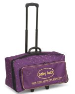 Baby Lock Jazz and Allegro Sewing Machine Trolley with Purple Triangle Pattern