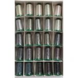Exquisite 25 Shades of Gray Embroidery Thread Set