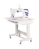 Juki Miyabi J-350QVP Miyabi Sit Down 18x10 Longarm Free Motion Quilting Machine with SmartStitch Stitch Regulator