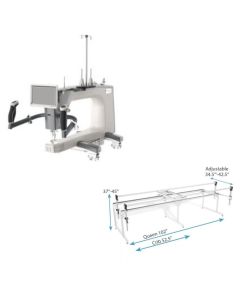 Grace Qnique 19X Elite Longarm Quilting Machine + Q-Zone Queen Frame with $1,069 Bonus Kit