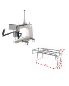 Grace Qnique 19x Elite Longarm Quilting Machine with Q-Zone Hoop Frame 