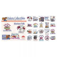 Dakota Collectibles Kitchen Talk Embroidery Designs