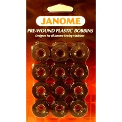 Janome Prewound Bobbins Black