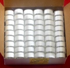 Janome Prewound Bobbins in 108 Count Box White  (OUT OF STOCK)