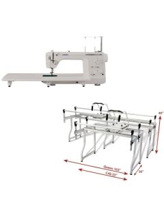 Juki TL-2000Qi Grace Q-Zone Queen Quilting Frame Combo Package + G-Series Top Plate & Handles