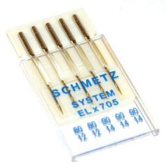 Schmetz Overlock Serger Needle ELx705 Assorted Pack