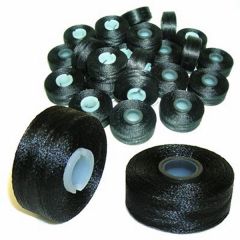 Fil-Tec Magna Glide Style L Prewound Embroidery Bobbins Black 100 Count