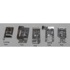Brother 5 Piece Sewing Machine Foot Kit