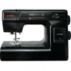 Janome HD-3000 Sewing Machine in Limited Edition Black Plus Bonus Kit and Lifetime Support Plan