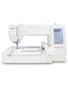 Janome Memory Craft 400E Embroidery Machine with Exclusive Bonus Package