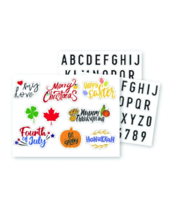 Babylock Machine Decal Cling Holiday Theme