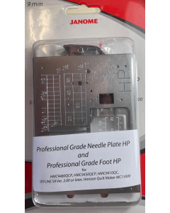 Janome Professional HP Needle Plate & Foot Set - 869410004