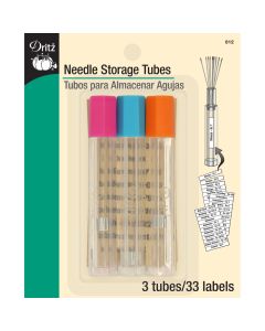 Dritz Needle Storage Tubes Assorted