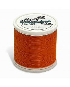 Madeira Aerofil All Purpose Sewing and Quilting Thread #8651 Orange
