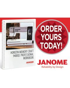 Janome Horizon Memory Craft 9480QC Professsional Workbook