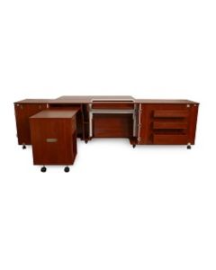 Kangaroo Aussie II Sewing Cabinet in Teak with Free Kiwi
