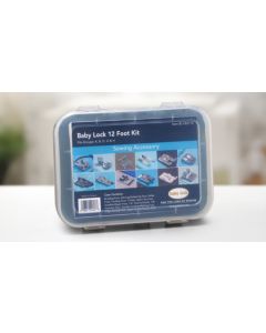 Baby Lock 12 Foot Presser Foot Kit With Case  BL-FEET12