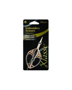 Klasse Ornate 4-18in Embroidery Scissors with Elegant Ornate Handle Design