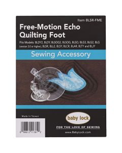 Baby Lock Free Motion Echo Quilting Foot BLSR-FME