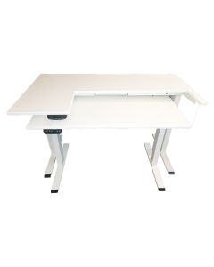 Classi Creations Dual Tier Adjustable Quilting and Sewing Table