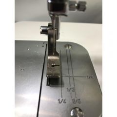 Commercial Sewing Machine Double Piping Foot 1/8"