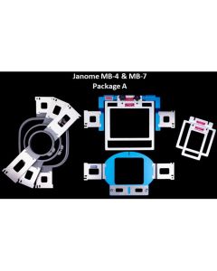 Durkee EZ Frame Hoop Package A for Janome MB4 MB7 Embroidery Machines