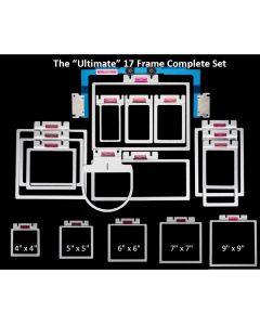 Durkee EZ Frames 17 Piece Embroidery Frame Ultimate Set 