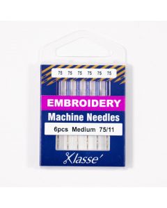 Klasse Embroidery Needle 75/11 - 6 Pack