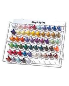  Brother ETKS110  Embroidery Thread Set With 2 White Metal Storage Racks 