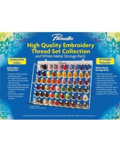 Brother ETKS63 Pacesetter Embroidery Sewing Thread Set - 63 pc.