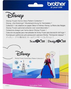 Brother ScanNCut Disney Frozen HomeDeco Pattern Collection 1 CADSNP04