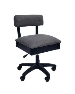 Arrow Lady Gray Hydraulic Sewing Chair (H8123)