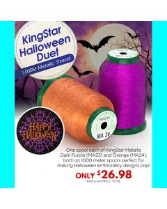 Kingstar Halloween Metallic Thread Set Duo