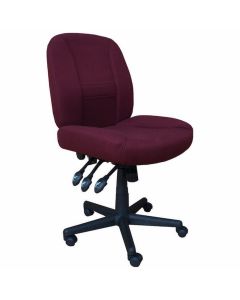 Horn of America 17090 Deluxe 6 Way Adjustable Chair in Burgundy