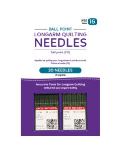 Handi Quilter Ball Point Longarm Needles – Two Packages of 10 (16/100-FG, Ball Point)