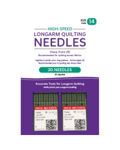 Handi Quilter High-Speed Longarm Needles – Two Packages of 10 (Crank 90/14 134MR-3.0)