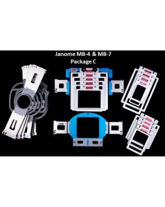 Durkee EZ Frame Hoop Package C for Janome MB4 MB7 Embroidery Machines