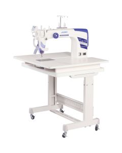 Juki Miyabi J-350QVP Miyabi Sit Down 18x10 Longarm Free Motion Quilting Machine with SmartStitch Stitch Regulator