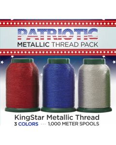 Kingstar Patriotic Metallic Thread Set