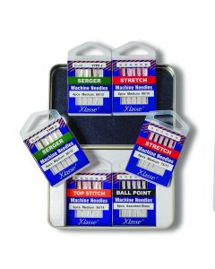 Klasse 6PC Serger EL705 Needle Variety Tin (For Baby Lock Accolade,Coverstitch, Euphoria, And Triumph Sergers)
