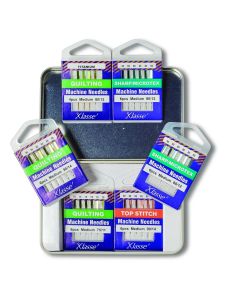 Klasse 6PC Quilting Sewing Machine Needle Variety Tin
