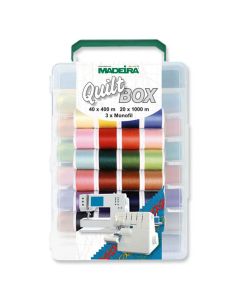 Madeira Incredible Threadable Aerofil Quilting and Serger Thread Box 63 Spool Set