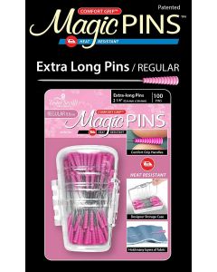 Magic Pins Extra Long Regular Quilting Pins Pack of 100