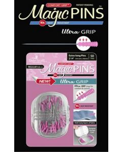 Magic Pins Ultra Grip Extra Long Regular Tip 2 1/4 Inch Pack of 50