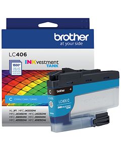 Brother PrintModa Fabric Printer Inkjet Ink Cyan 48ml LC406C