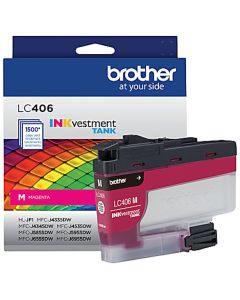 Brother PrintModa Fabric Printer Inkjet Ink Magenta 48ml LC406M