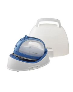 Panasonic Cordless Iron Portable 360-Degree Freestyle Dry/Steam Iron with Precision Tips and Stainless Steel Soleplate - NIQL1000A (Blue) 